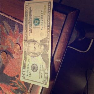 Just a 20 dollar bill